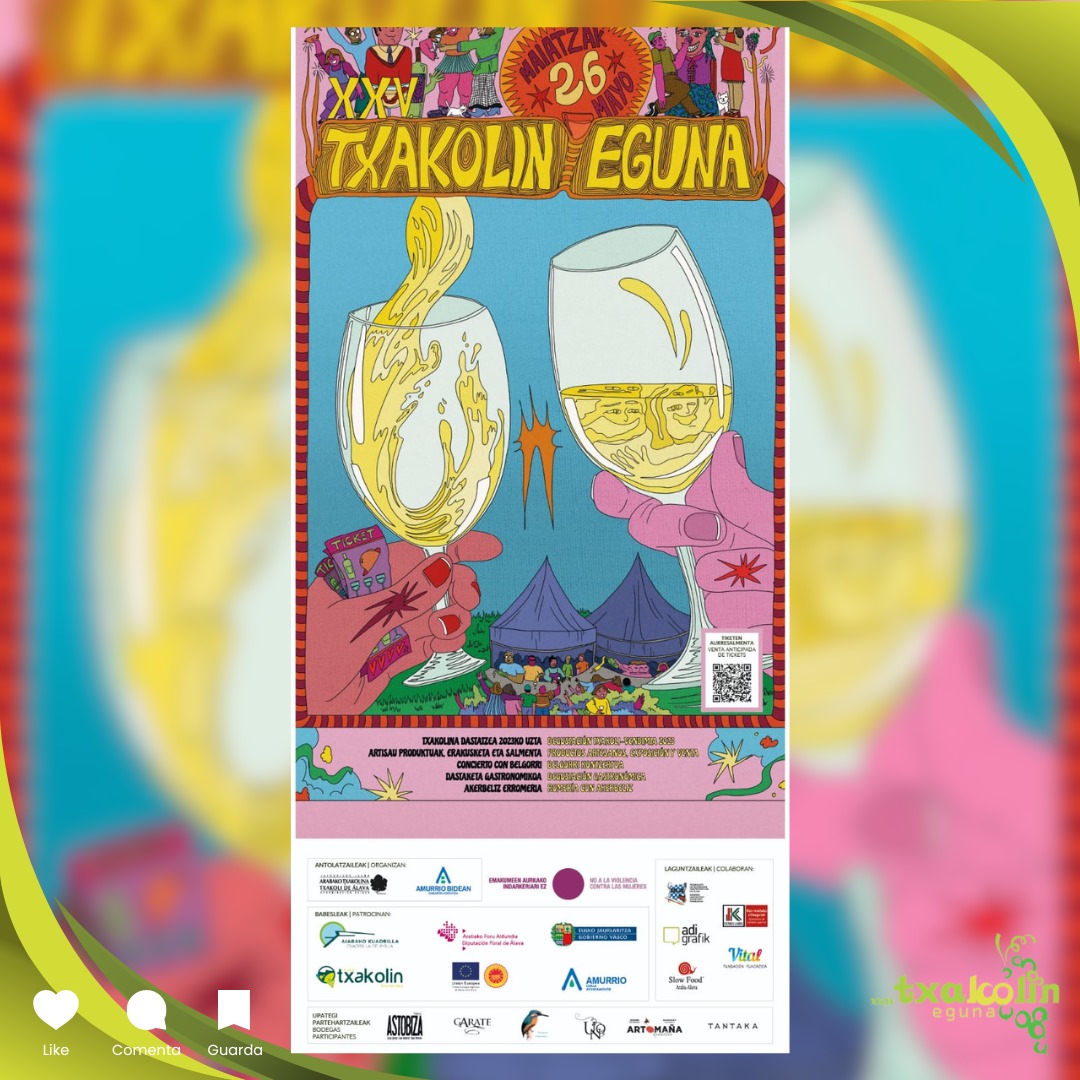 🐌En el espacio #vinosconjungui, hoy a las 17 horas en @radio_vitoria, reivindicamos los txakolis de Alava. Amurrio acoge mañana el Txakolin Eguna. Lo contamos con el gerente de la DO Arabako Txakolina , Josean Merino, y felicitamos a su Embajador 2024, David Lecanda (Laudio).