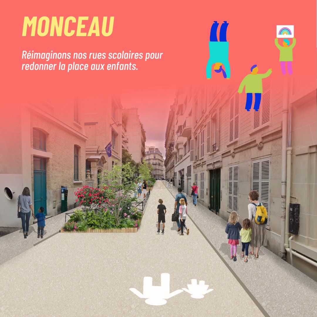 🎈Heure : 8h10 - 8h50
🚧Lieu : École Polyvalente Monceau - de Funès, 15 Rue de Monceau, 75008 Paris

La rue Monceau était bloquée pour la transformer en un espace sécurisé et convivial, sans circulation automobile. Cette action a pour objectif de montrer les avantages d'une rue
