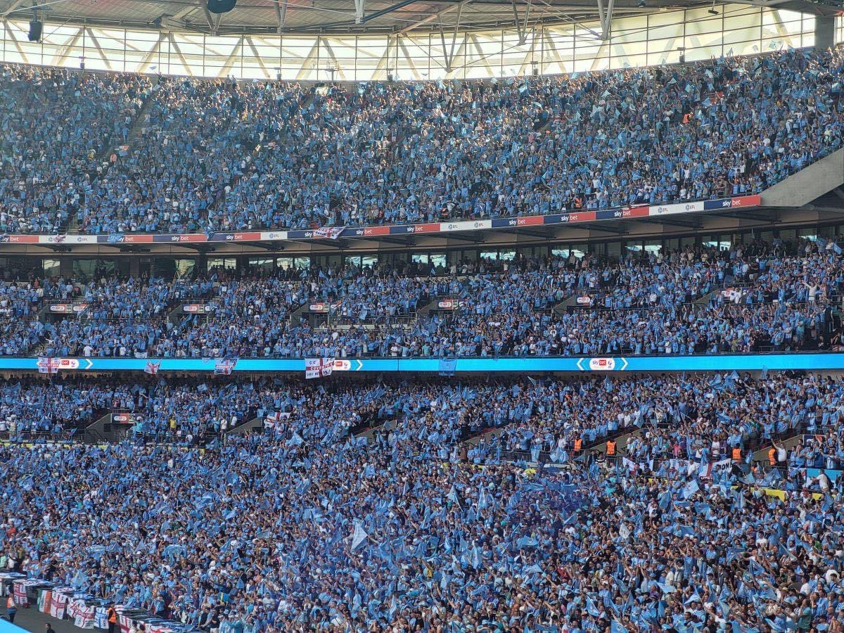 Spare a thought for the Coventry City fans who were robbed and should have been heading to Wembley for the FA Cup final today.