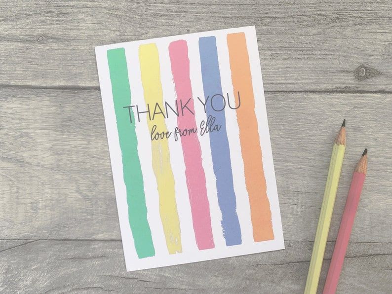 Say a special thank you with these personalised note cards, they come in a variety of pack sizes. buff.ly/48gTD2a #UKGiftAM #UKGiftHour #UKWeekendhour