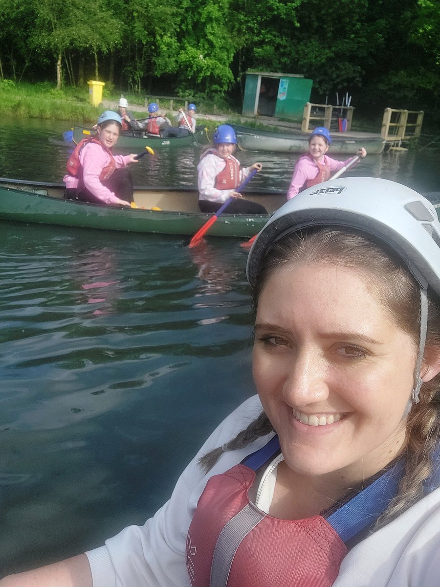 LiftShafton's tweet photo. Desert and Valley group are loving Canoeing this morning. They've taken to it like a duck to water. 🦆 we are in 'ore' of their skills. https://t.co/pPZoJHA1sN