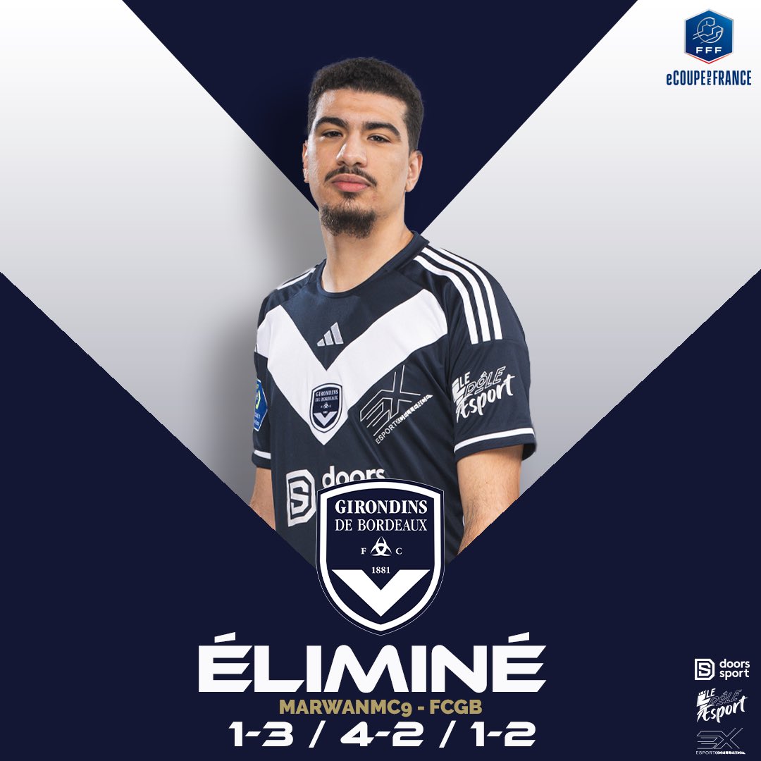 L’aventure s’arrête malheureusement ici pour <a href="/MarwanMC9/">MarwanMC9 🇲🇦🇵🇸</a> 🫠

Notre joueur s’incline en 1/4 de finale de cette #eCoupeDeFrance

Bravo pour ce beau parcours 💙🤍