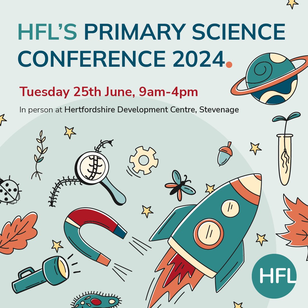 1 month to go until our Primary Science Conference!

Join us to hear from inspirational experts within the world of primary science teaching and learn techniques that can be used to enhance your lessons.

Book now: hfl.mobi/ScienceCon

#primaryscience #sciencecurriculum