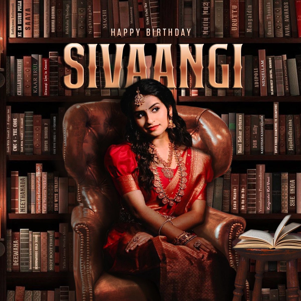 Wishing you a very happy birthday <a href="/sivaangi_k/">Sivaangi Krishnakumar</a> #HBDSivaangi #Sivaangi ❤️

Designed by <a href="/onewellwisher_/">🌻</a> 👏🏻