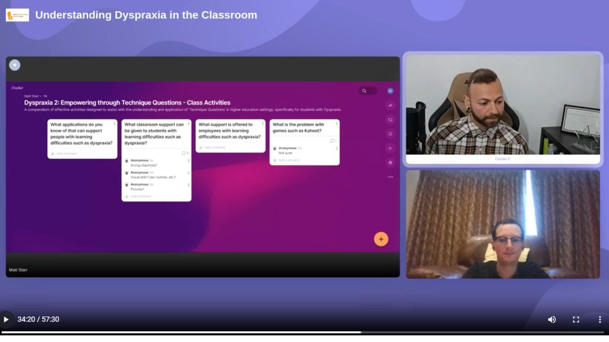 MaleChildcare's tweet photo. 🌟 We've just wrapped up an incredible webinar on "Understanding Dyspraxia in the Classroom" with @mstarr232, sponsored by @ChildPaths, and it was nothing short of enlightening! We explored a range of crucial topics!

#DyspraxiaAwareness #EducationalWebinar #MaleEducators https://t.co/izRMlRXwws