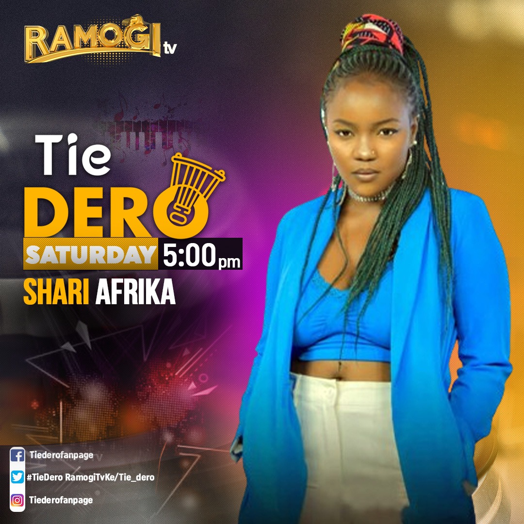 On the one's and two's today on #tiedero
<a href="/RamogiTVKe/">Ramogi Tv</a> from 5pm

<a href="/shariafrika/">Sharon Winnie</a> 
#ramogitv <a href="/Nginja_Rodgers/">Nginja The Entertainer</a> <a href="/Djsmollet1/">Djsmollet</a>