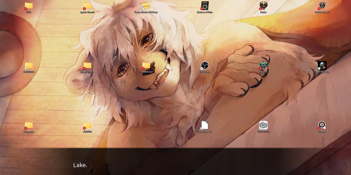 i need to update my desktop folders and bg image