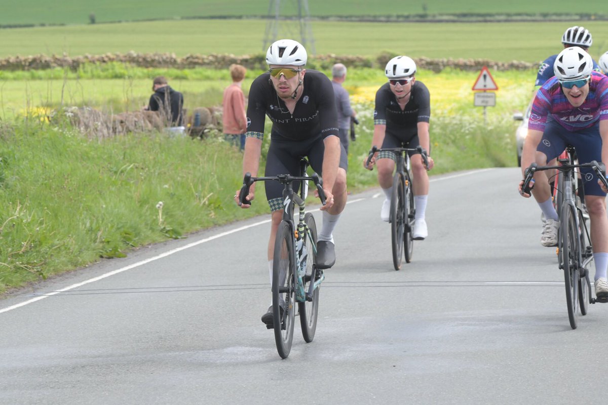 Won by Sam Nisbet, first road race winning a three up sprint