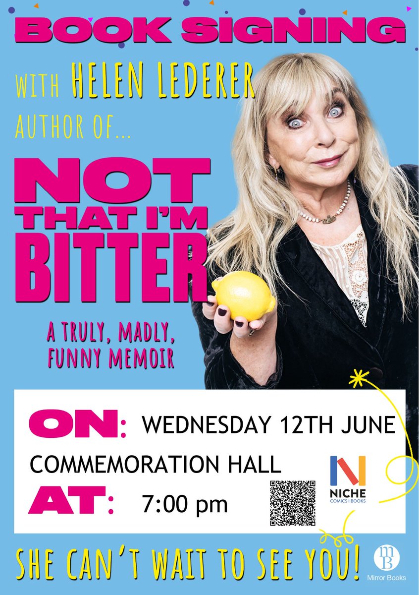 Helen Lederer talking about comedy, her new book and Comedy Women in Print comedywomeninprint.co.uk