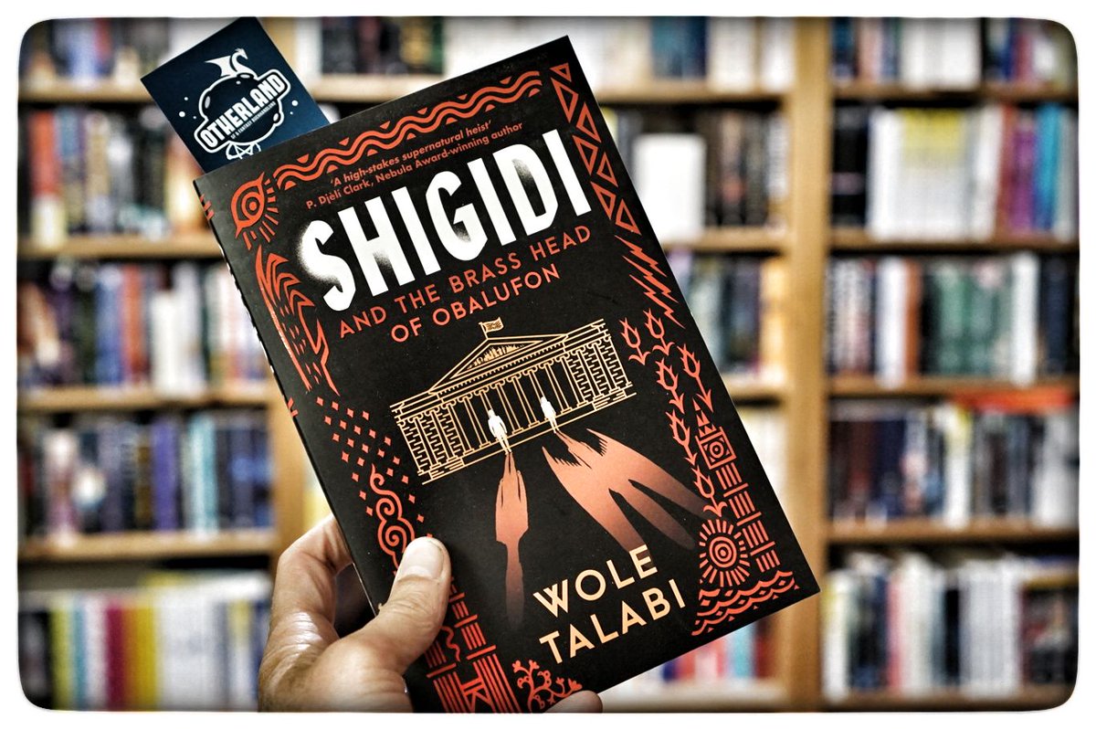 Shigidi and the Brass Head of Obalufon by Wole Talabi The debut fantasy novel from an award-winning Nigerian author presents a mythic tale of disgruntled gods, revenge, and a heist across two worlds