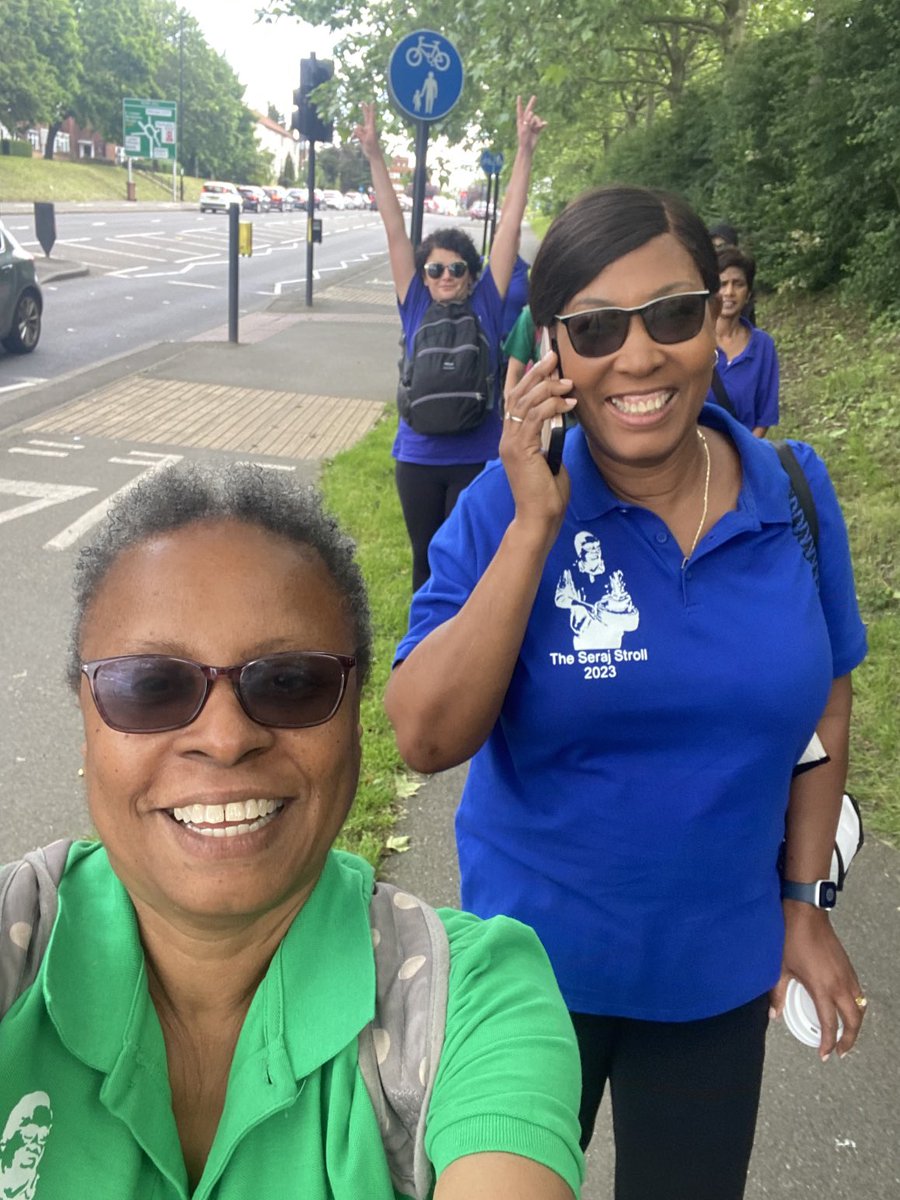 Colleagues from across @epsom_sthelier are walking from St Helier to Epsom in memory of Dr Allan Seraj, raising funds for his scholarship fund. We couldn't be prouder of them and cheering on with every step 🙌 Donate today at justgiving.com/fundraising/Dr… You got this walkers 🙌