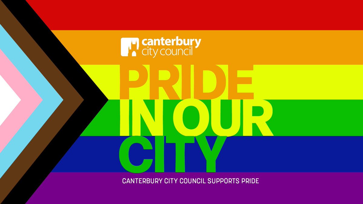 TWO WEEKS TO GO 🤩 👉 we're proud to have the support of @canterburycc as we prepare to bring Kent's biggest Pride event back to the heart of Canterbury on Saturday 8th June 2024 🥰 🌈