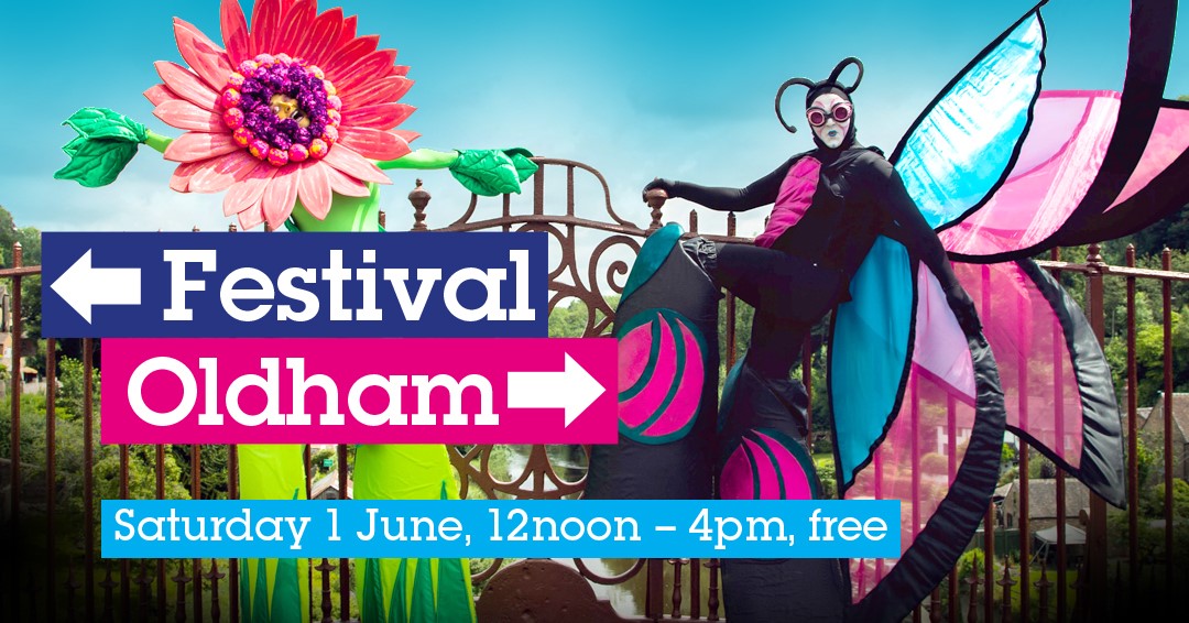 🌞FESTIVAL OLDHAM 2024🦉 Just one week to go before we kick off Festival Oldham, Oldham's annual outdoor arts festival. For more information on what's happening in Oldham Town Centre on Saturday 1st June, visit: hla.oldham.gov.uk/event/festival…