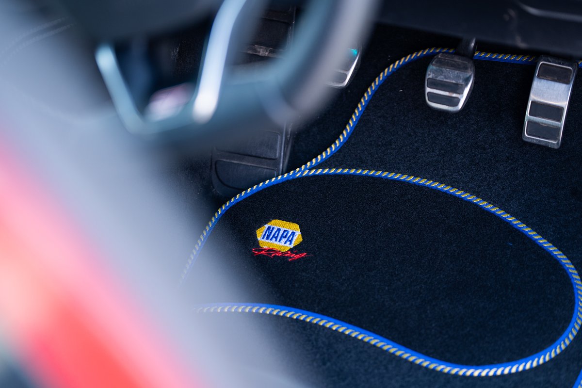 🔵🟡 Drive in style with our NAPA Racing UK Car Mats 🚗 Available to buy at Snetterton! 🏁 Grab yours today! 🚗💨 #NAPARacingUK #BTCC #MotorsportTeam #RacingTeam