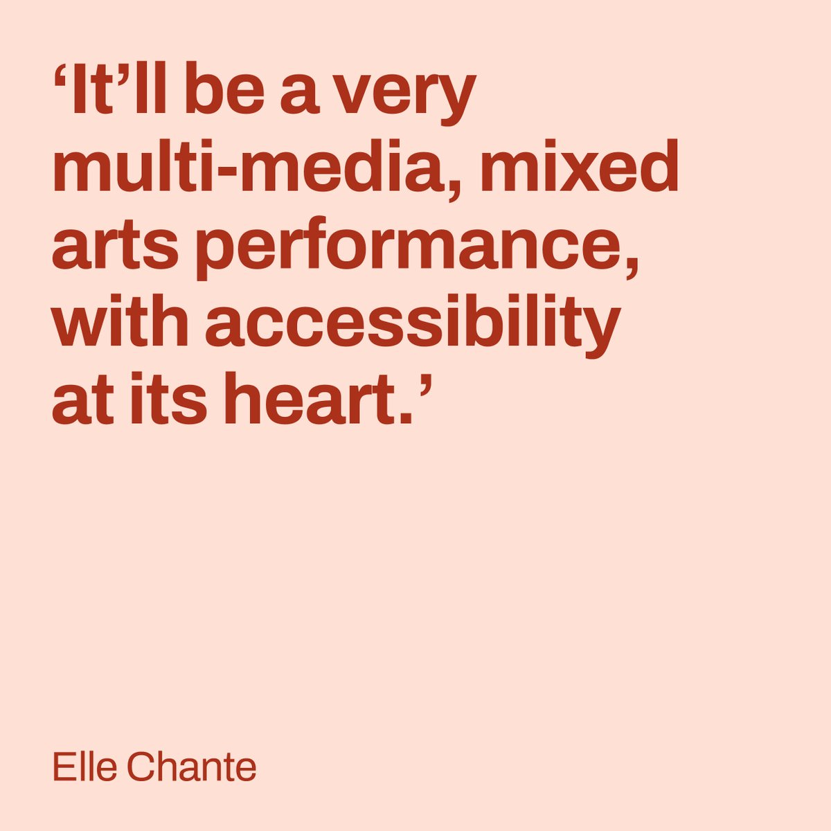 It all started with an application form. When @ElleChanteUk got the news she could make Accessible Dreamscapes, it was beyond her wildest dreams. 📖Read our chat with Elle before her gig at The Glasshouse on Thursday 6 June: bit.ly/ElleChanteinte…