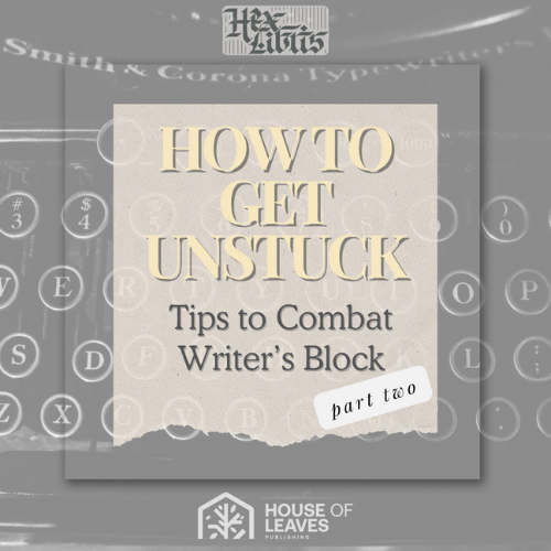 HoL_Publishing's tweet photo. This week's #HexLibris blog is packed with more suggestions on how to exorcise writer's block...

[https://t.co/tdagbYINUS]

#WritingCommunity #HorrorCommunity #WritingTips https://t.co/PTkIIXuPki
