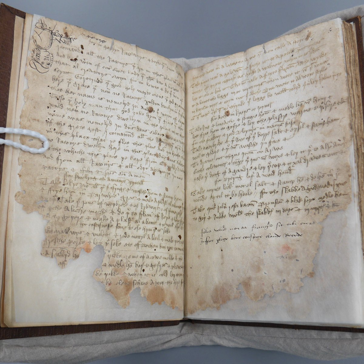 The #CULConservation team are reflecting on the immense satisfaction of completing the conservation on a manuscript, preparing it for the next stage of its journey: digitisation. 

cudl.lib.cam.ac.uk/view/MS-GONVIL…