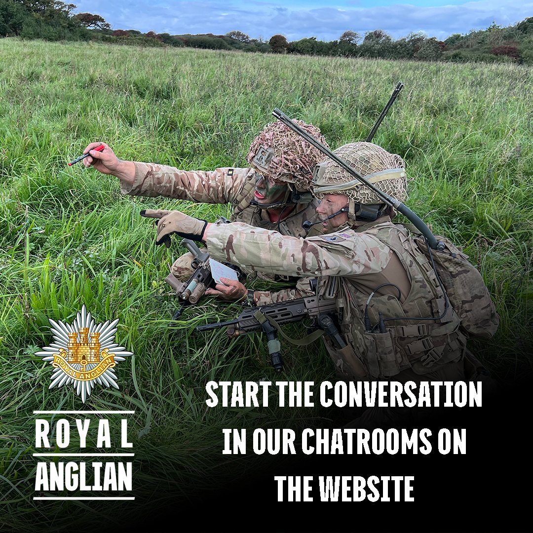 Have you seen our revamped members section of the website, DIGITAL MUSTER? Sign up or sign in if you have an account, go to the Chatrooms and start up a conversation in a safe secure online location.  royalanglianregiment.com/user_login/ 

#veterans #RoyalAnglian #Community #veteransupport