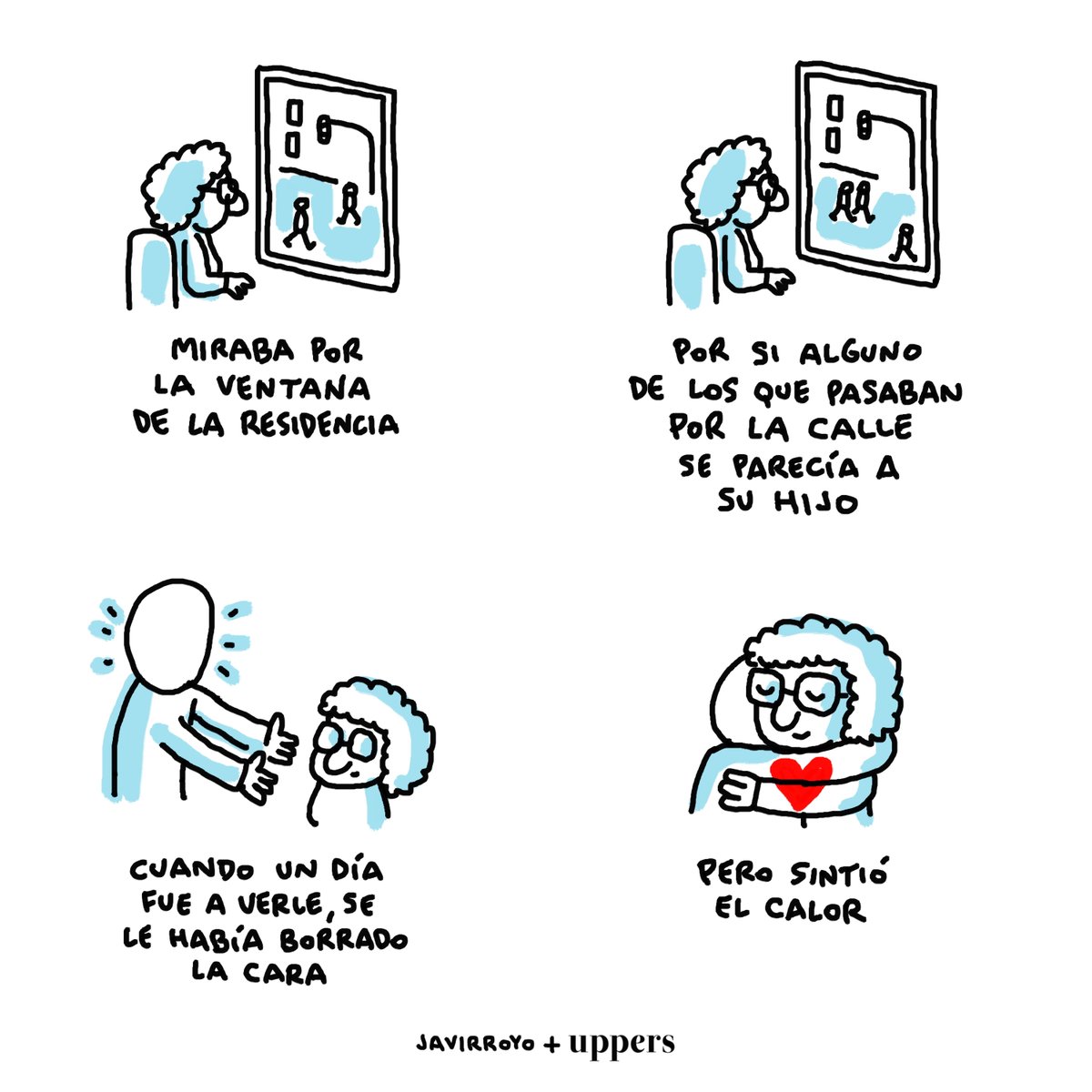 A veces cuesta pensar en que pueda haber personas que se sientan solas o lejos de los suyos. Y sí, pensar en ello nos pone tristes, pero qué importante es estar cerca de los tuyos. Sentirte cerca al menos. . Mi colaboración por un mundo mejor para @upperslife #SoUpper #javirroyo