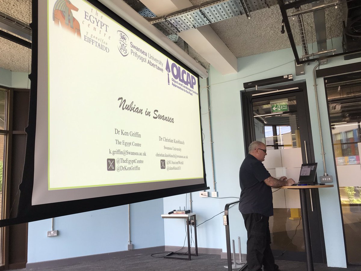 Sudan_and_Nubia's tweet image. First up are @DrKenGriffin and Christian Knoblauch from @TheEgyptCentre and @SUAncientWorld to talk about Sudan and Swansea and #ObjectBasedLearning