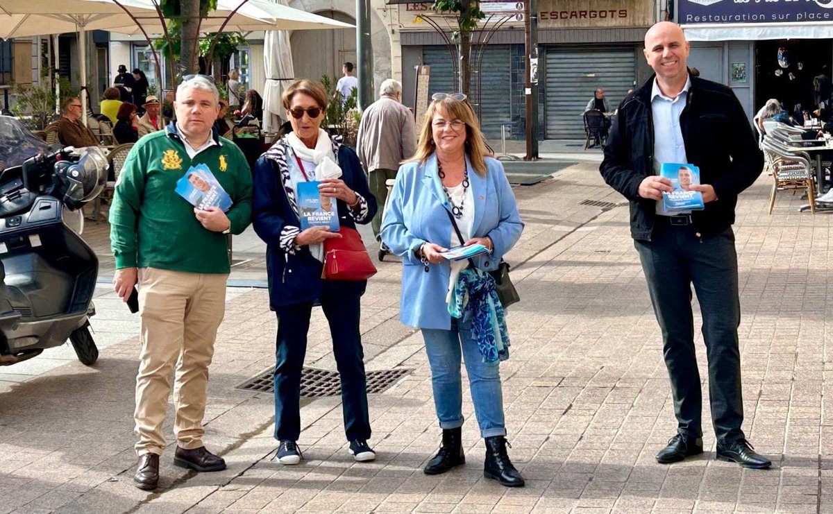 RNational66_Off's tweet image. 🇫🇷 🗳️ Militants, cadres et élus… et le 1er Perpignanais d’entre nous ! Tout le monde est sur le pont pour les derniers jours de campagne en plein cœur de Perpignan !

#VivementLe9Juin #LaFranceRevient
@louis_aliot @J_Bardella @MLP_officiel