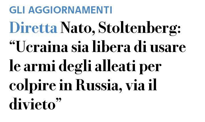 'Nato garanzia di pace' (Cit. Mattarella) Ah ok... 🤕 Entra nel canale Telegram de @lafionda