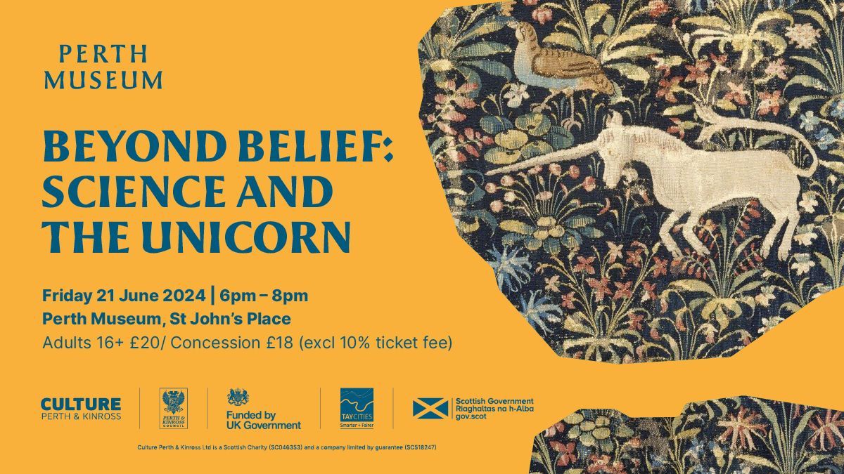 Join Barbara Drake Bohem, from the Met Cloisters, at an exclusive event at @perthmuseumuk to explore the myths and science behind the Unicorn. The event includes after-hours access to their debut exhibition, Unicorn.

Tickets available here buff.ly/4ap38fY