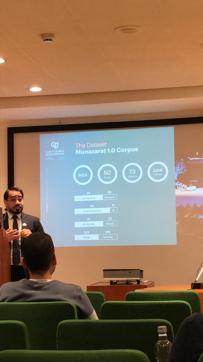osact_workshop's tweet photo. 🎙️Paper  (Munazarat 1.0: A Corpus of Arabic Competitive Debates)
By
Mohammad M Khader, AbdulGabbar Al-Sharafi, Mohamad Hamza Al-Sioufy, Wajdi Zaghouani, Ali Al-Zawqari
#LRECCOLING2024
#OSACT2024
#ArabicNLP https://t.co/lqRk072yaf