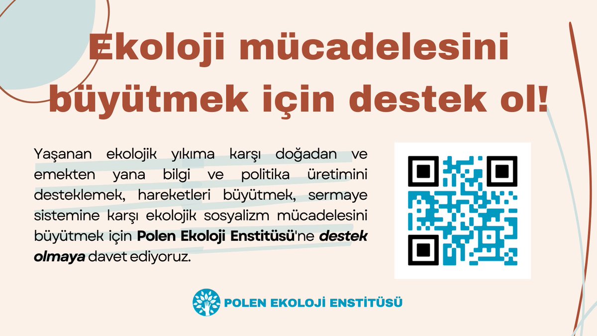 Ekolojik mücadeleyi büyütmek ve devamlılığını sağlamak için destek olun #EkolojiEnstitüsü