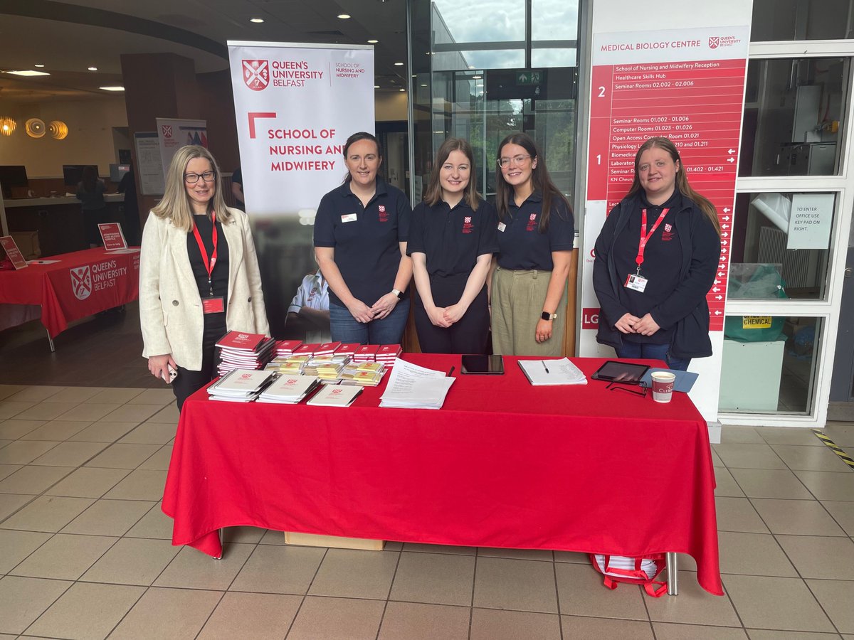 Exciting day at MBC as we welcome Offer Holders to learn all about the School of Nursing and Midwifery! We are joined by Student Wellbeing, Accommodation , Money Matters and Admissions who are outlining all the amazing support services available to Queen's University students