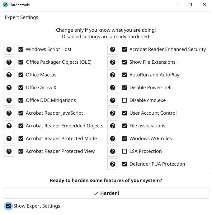 elhackernet's tweet photo. 🪟 Hardentools es una herramienta gratuita que permite configurar diferentes funciones relacionadas con la seguridad de Windows 
https://t.co/A26YttkYCK https://t.co/tXKmARdEkK