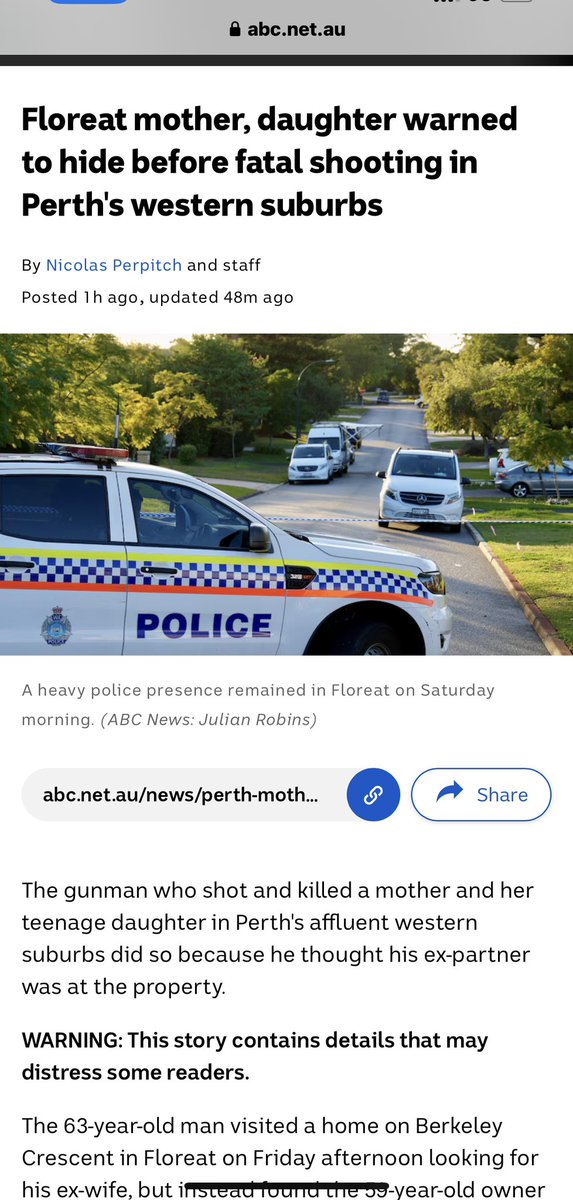 Another 2 women killed because of outrageous, horrific men’s violence.

These 2 weren’t even the partner or ex-partner of the killer, but her friends, proving women aren’t safe even just being adjacent to intended victims.

We’re all potentially in the line of fire of this