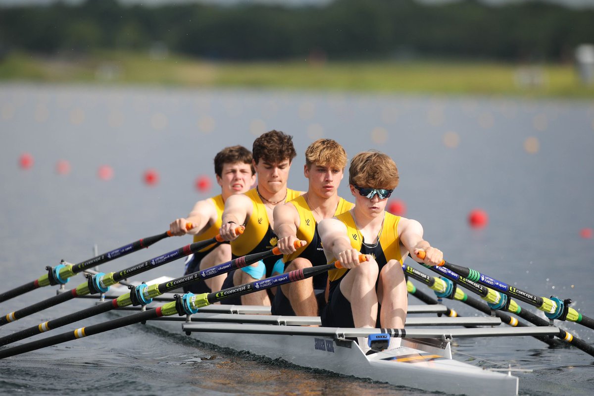 National Schools Day 1 round up. J14 quad had a strong final, racing through the field to finish 2nd in the D final. J15 quad raced hard to finish 5th in their final. Great side by side racing. Well done! <a href="/SportBryanston/">Bryanston Sport</a> <a href="/BryanstonSchool/">Bryanston School</a>