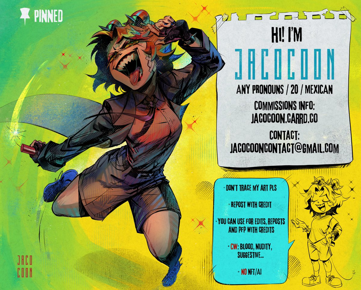 Jaco💥🫀 commissions open! tweet media