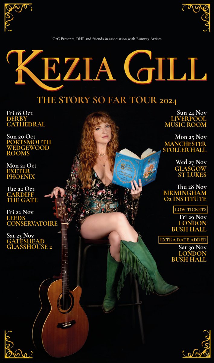 🌟🌟NEW DATE ADDED🌟🌟

Due to incredible demand and a low ticket warning, we have added a second London Date to The Story So Far Tour!!

aegpresents.co.uk/event/kezia-gi…