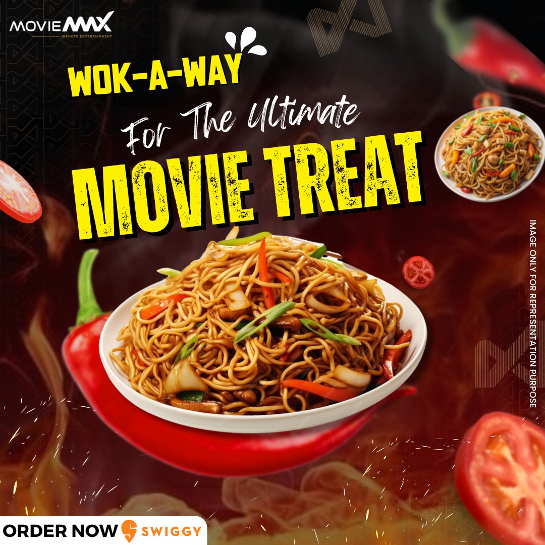 Craving something delicious on your movie date?😋 Give a chance to our Wok-A-Way menu of mouth-watering noodles at #MovieMax to make it unforgettable!🍜 

Order now on Swiggy and enjoy the ultimate movie treat in the bowl of deliciousness. . .

#MovieMaxOfficial #MovieMaxFood