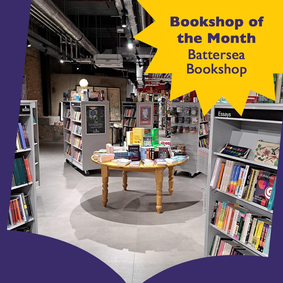 Our Bookshop of the Month for May is @BatterseaBookshop 🎉📚 Located in the iconic Battersea Power Station, it's brimming with books, a special area for children, and a hub for community events! Congratulations to the team 🥂 More: nationalbooktokens.com/stockist/batte… #ChooseBookshops