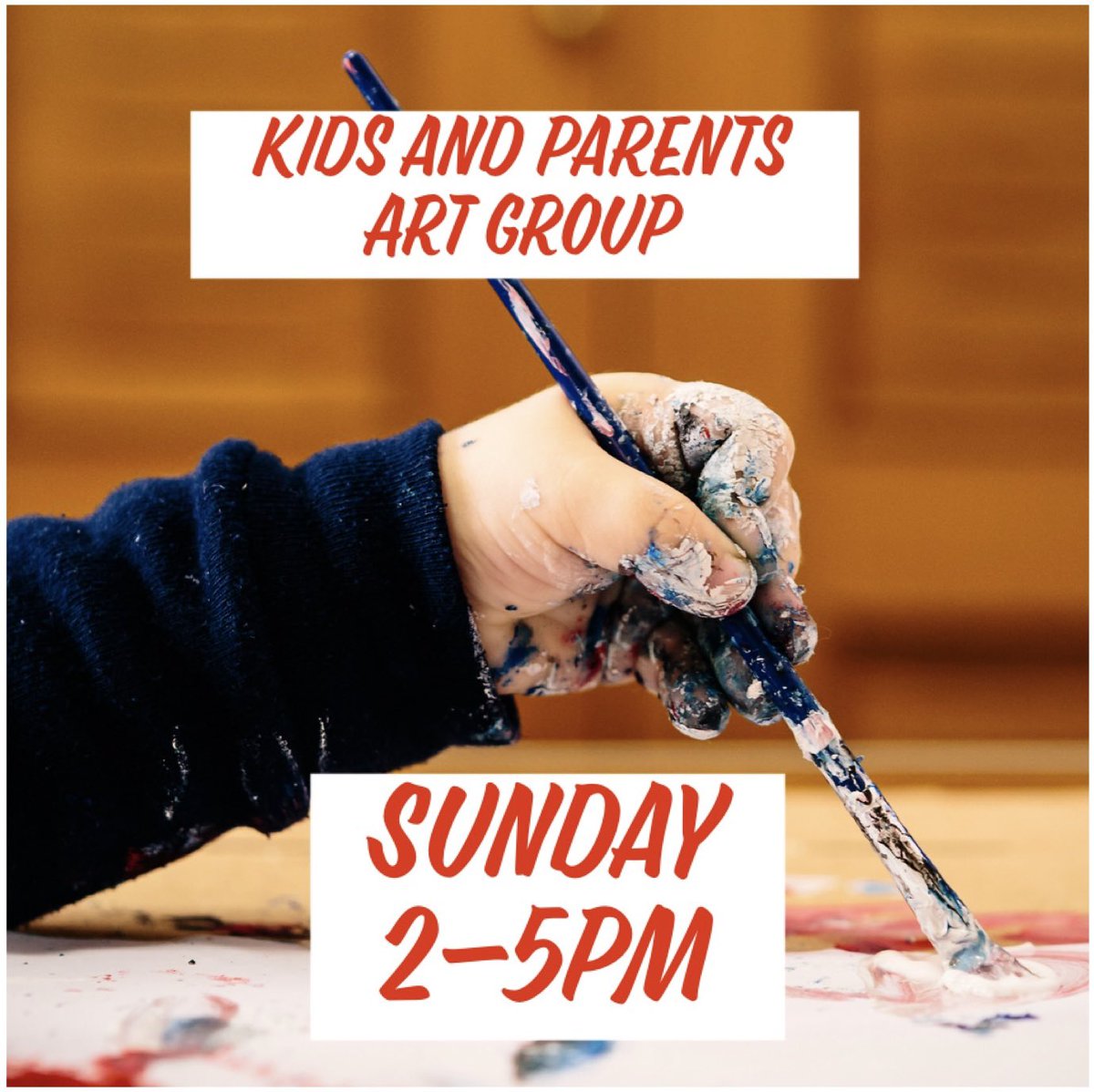 Come along to our
KIDS and PARENTS ART CLUB

This Sunday 2-5pm
Create art, relax, chat

Refreshments are available

Donations requested

All children must be accompanied by their parent/carer

#kidsartclub #kidsandparentsartclub #artclub #halftermactivities #art #craft #making