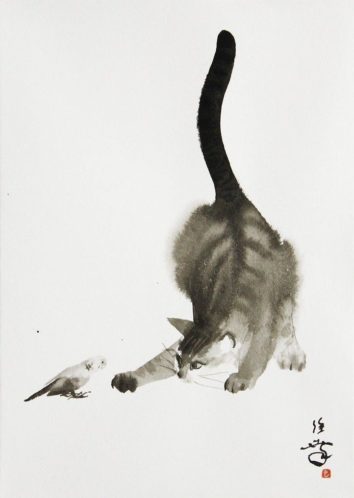 🎨 Enoki Toshiyuki #Caturday