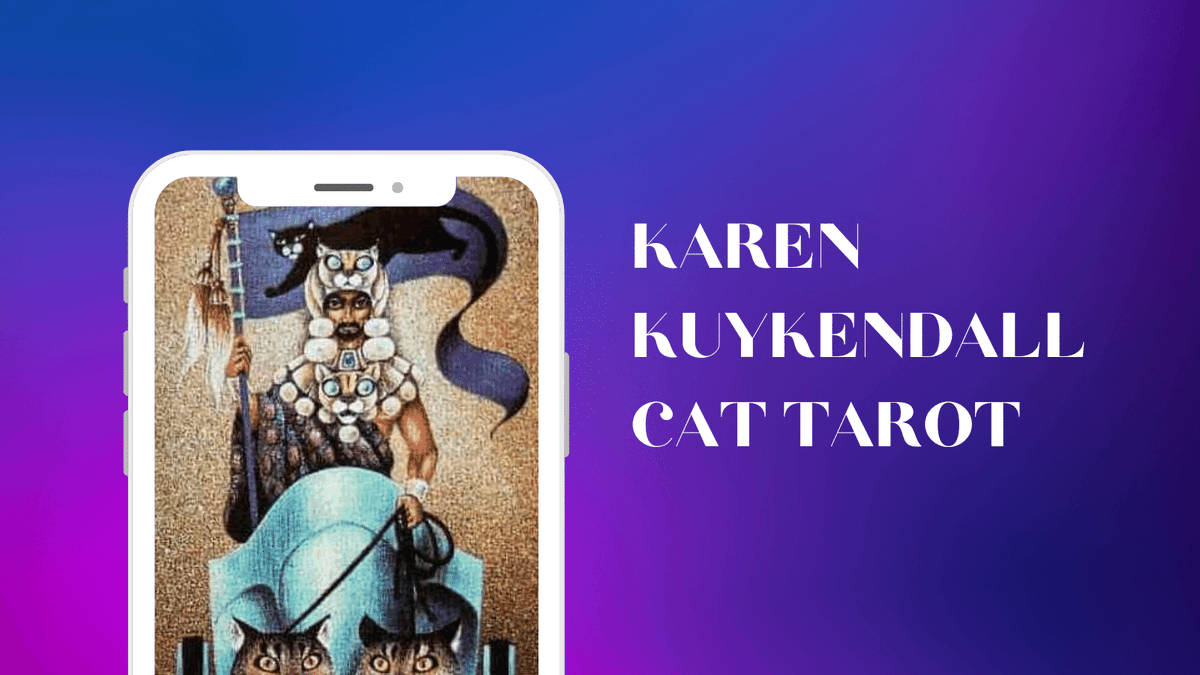 There is a remarkable deck of cat tarot cards created by one of America's most characterful and visionary artists. Her name was Karen Kuykendall, let me tell you about her. bit.ly/Kuykendall_Cat… #cattarot #biography #kuykendall #tarotdeck #UnravelTheMystery