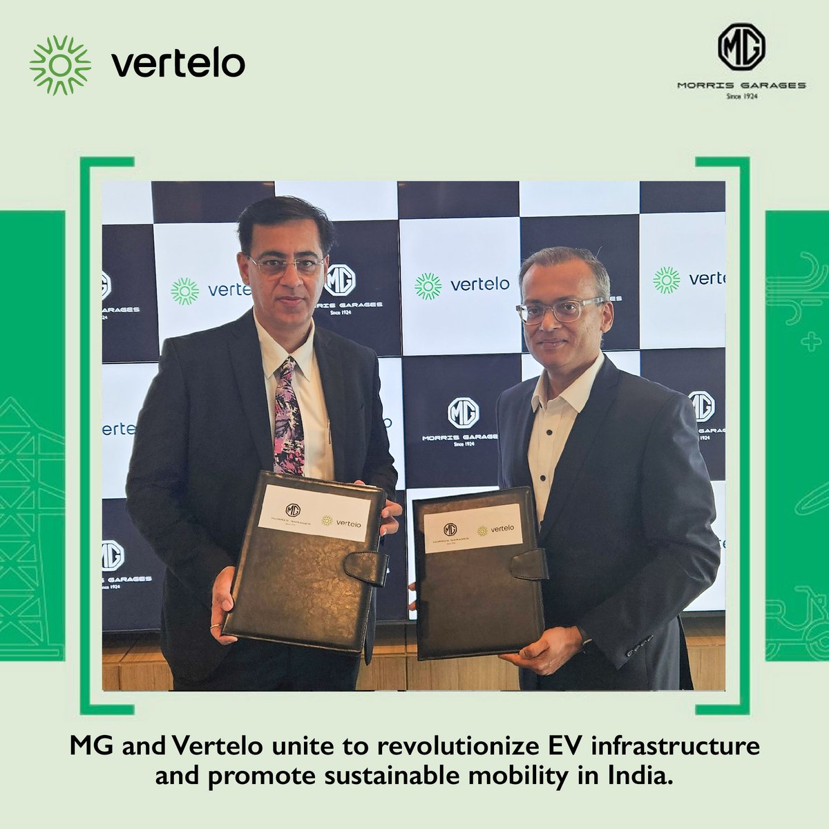 On 23rd May, MG Motor India joined forces with Vertelo, a fleet electrification platform, to deliver 3,000 electric vehicles in phases. This partnership aims to not only provide eco-friendly rides but also build a strong EV charging network across India. #MGMotorIndia