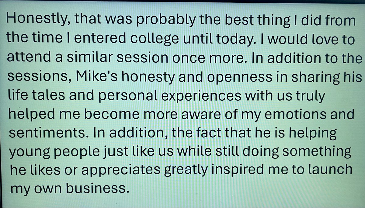 We've delivered our 'Exploring Masculinities' program to 24 schools this half term across the country. Boys/young men are hungry for safe, nonjudgemental spaces to explore the potential of our gender. Feedback like this is our 'why' 👇 @ottleyoconnor #edutwitter