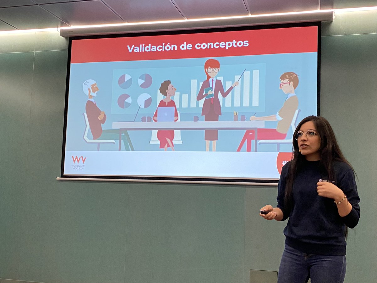 Dámaso Velázquez (@damasovelazquez) on Twitter photo <a href="/maylendesign/">Maylén García</a> nos dice que es muy importante validar los conceptos y no enseñar algo demasiado final.
Hay que tener un prototipo y los conceptos deben ser validados poco a poco. #WCVigo <a href="/maylendesign/">Maylén García</a> nos dice que es muy importante validar los conceptos y no enseñar algo demasiado final.
Hay que tener un prototipo y los conceptos deben ser validados poco a poco. #WCVigo