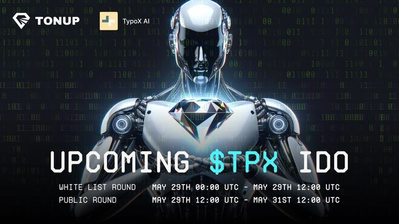 🚀 The first AI protocol on TON, TypoX AI, is set to launch on #TonUPx on May 29th.

@TypoX_AI  is an AI-driven search portal designed to bridge a billion users with Web3, featuring tools like a Telegram Bot and a web page. It supports multiple languages, enhancing accessibility