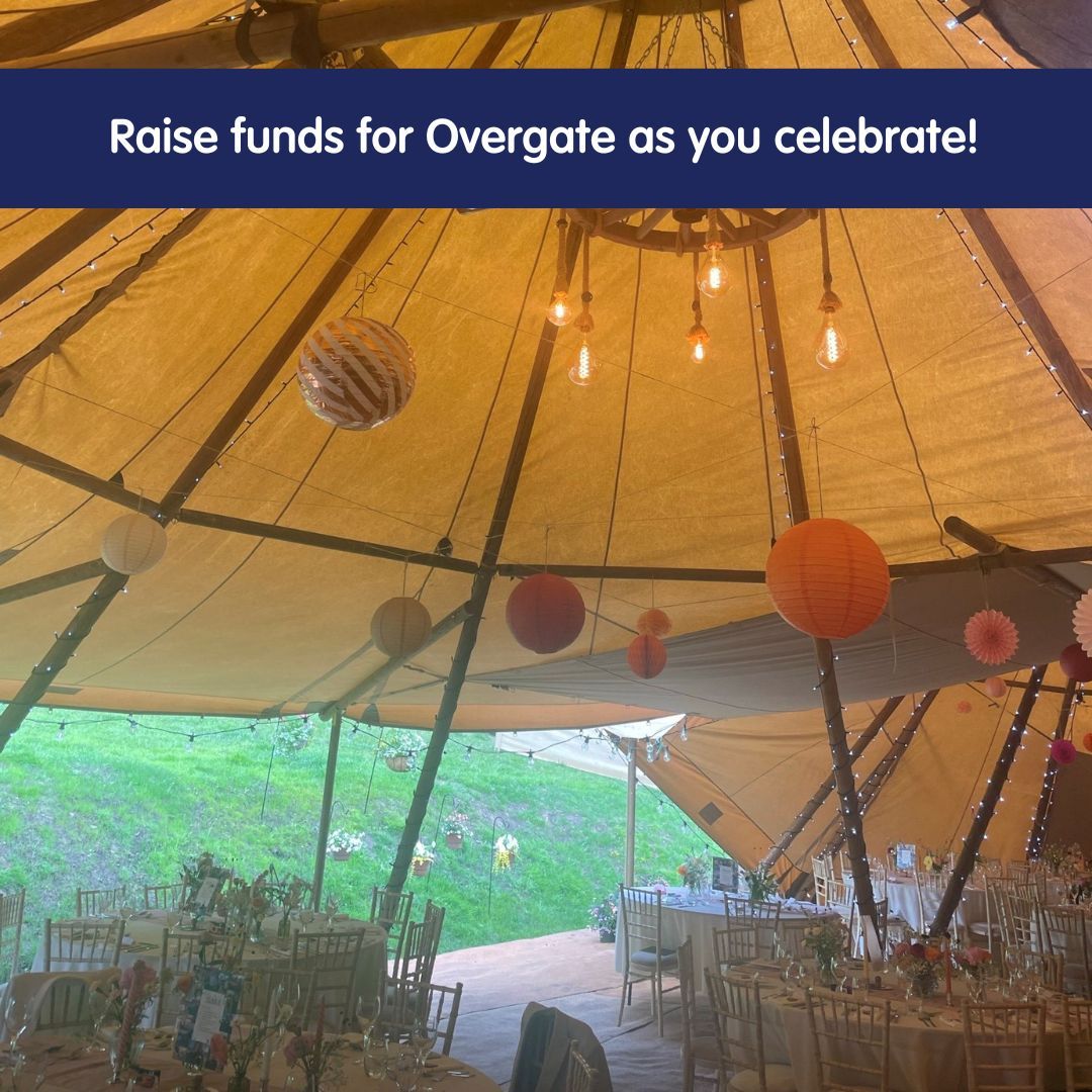 Mark your special occasion by raising much needed funds for Overgate! 💙 If you want to find out more, please call 01422 387121 or visit buff.ly/340nCjg