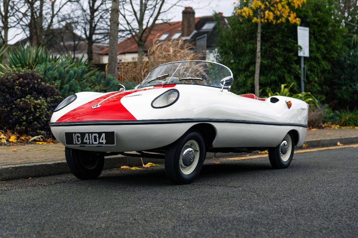 For Sale: Live Auction | A supremely rare 1959 Goggomobil Dart, fitted with the… x.com/bonhamscars/st… <<--More #classiccar #classiccarsales #bonhamscars