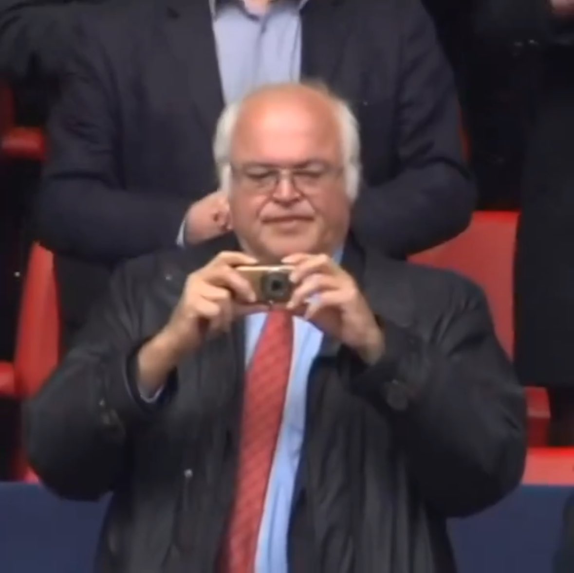 Weirdly this is a main Wembley memory I have.

Markus Liebherr snapping pictures on a digital camera after we’d won the JPT.

Clearly proud of what had been achieved - if only he’d seen what was to come.

It’s because of him that we get to experience days like tomorrow #SaintsFC