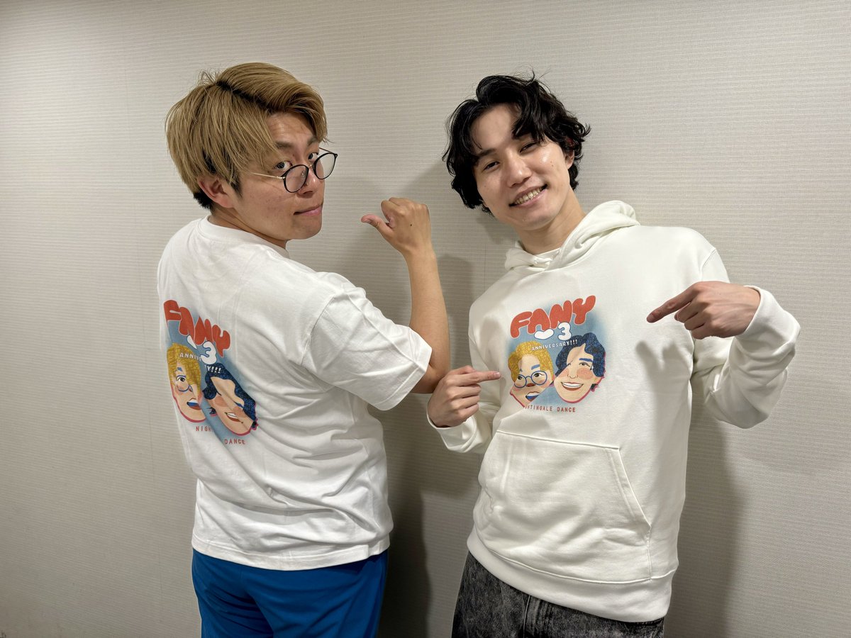㊗︎#FANY3周年 企画˚⟡.• #ナイチンゲールダンス さんにグッズをお