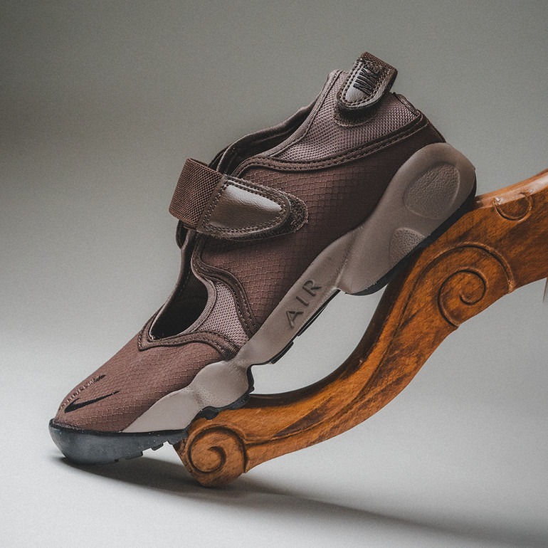 New In, the Women's Nike Air Rift 'Baroque Brown' is now available
