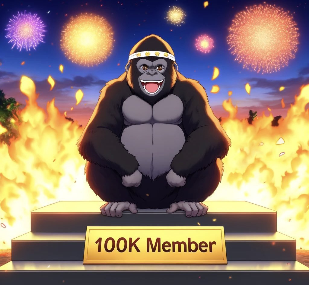 Congrat for 100K members is discord!! #jointhemovement
@movementlabsxyz
@GorillaMoverz